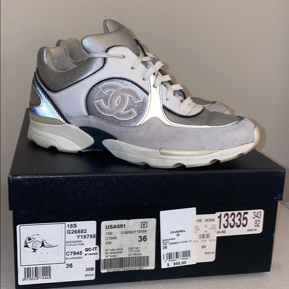 chanel tennis sneakers